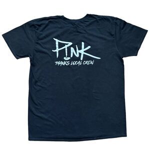 Pink Beautiful Trauma World Tour 2019 Local Crew Promo Employee T-Shirt XL Black